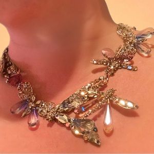 Marie Elena of Miami! Hand crafted necklace & earrings set! Absolutely Stunning